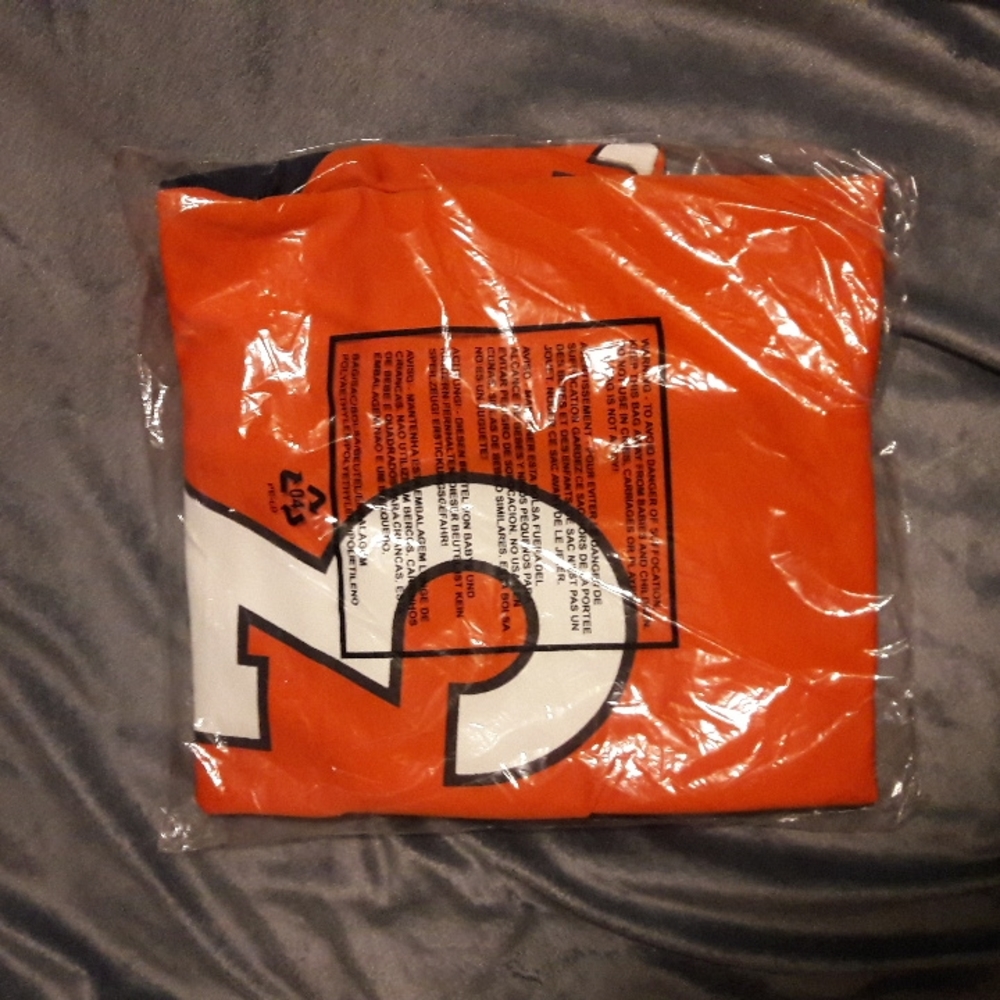 Russell Wilson 3 Denver Broncos Nike Youth Game Jersey - Orange L 14/16 - Picture 3 of 4
